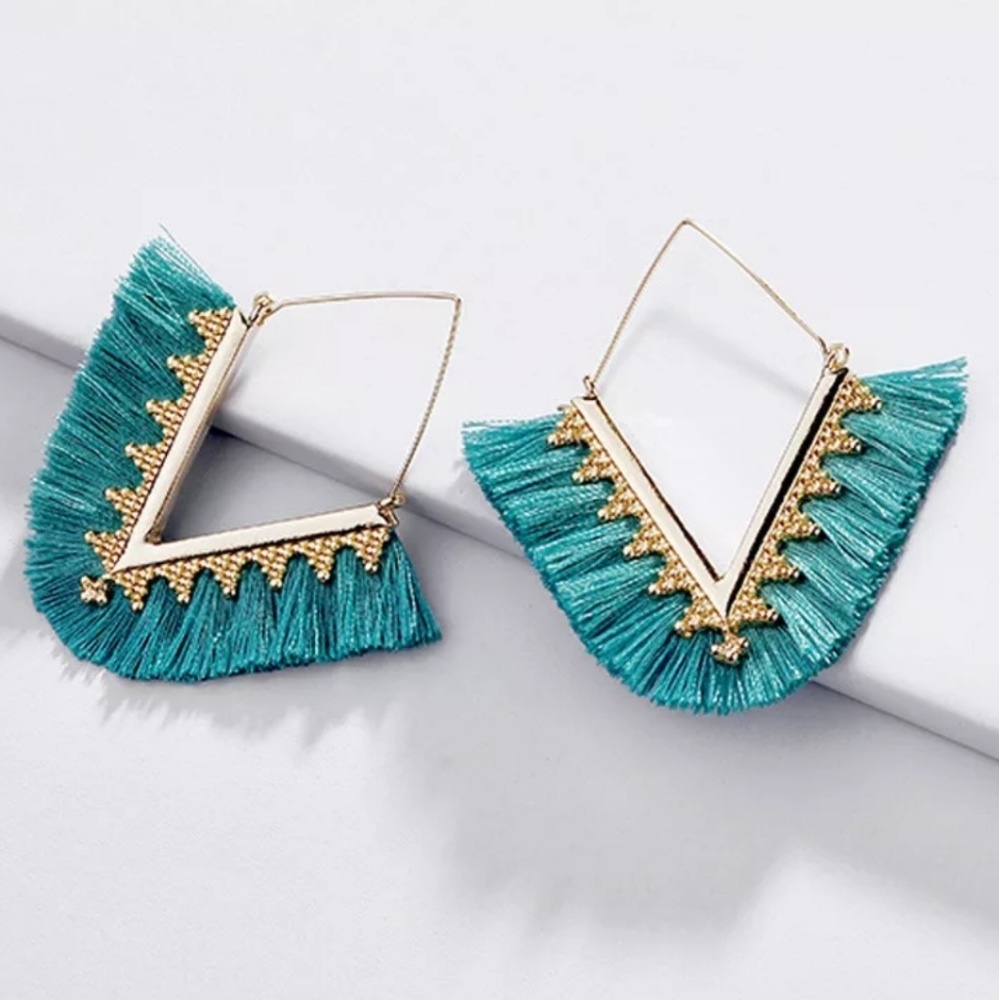 Bohemian Tassel Drop Earrings